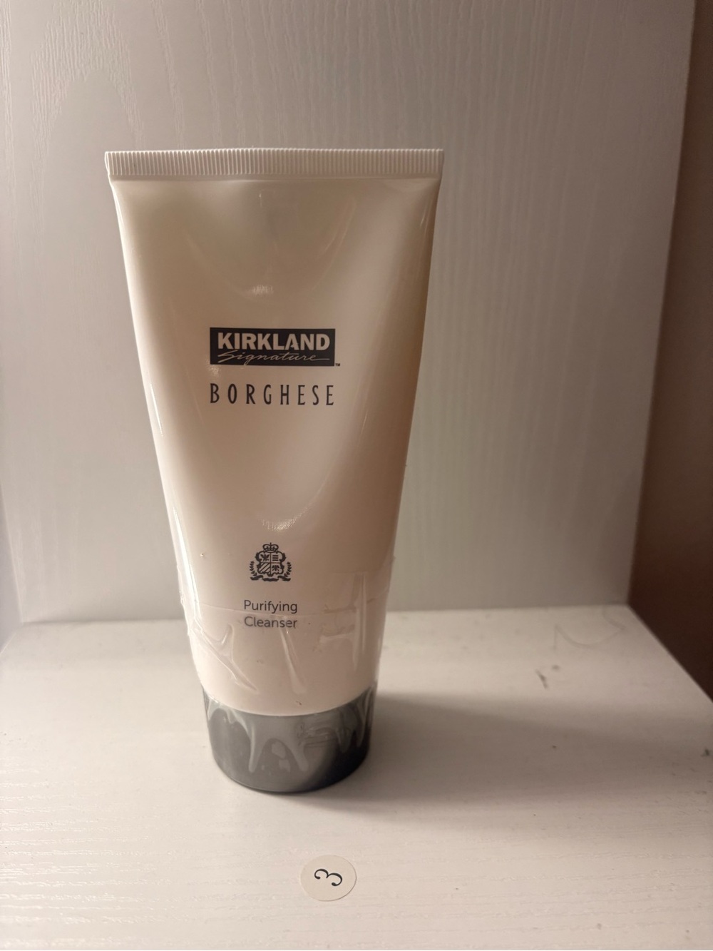 Kirkland Signature Borghese Purifying Cleanser - Cream and Gray